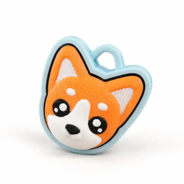 Dog Clickers, Corgi, a small printed item in the pictured colors