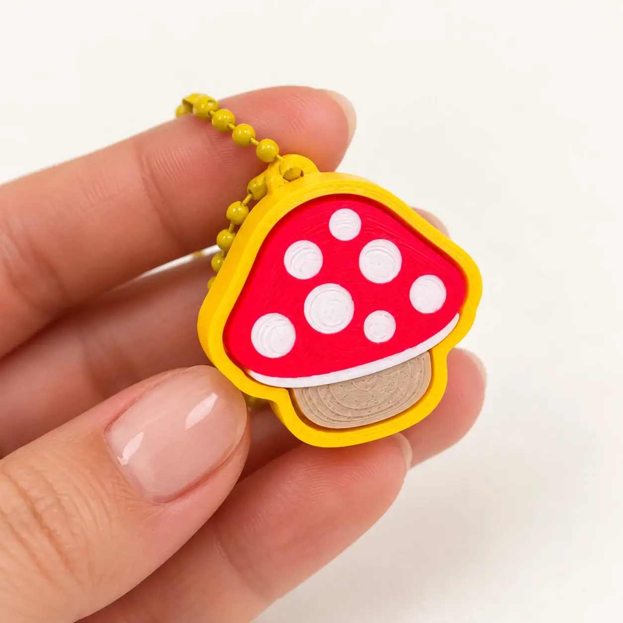Forest Clickers, Mushroom, a small printed item in the pictured colors