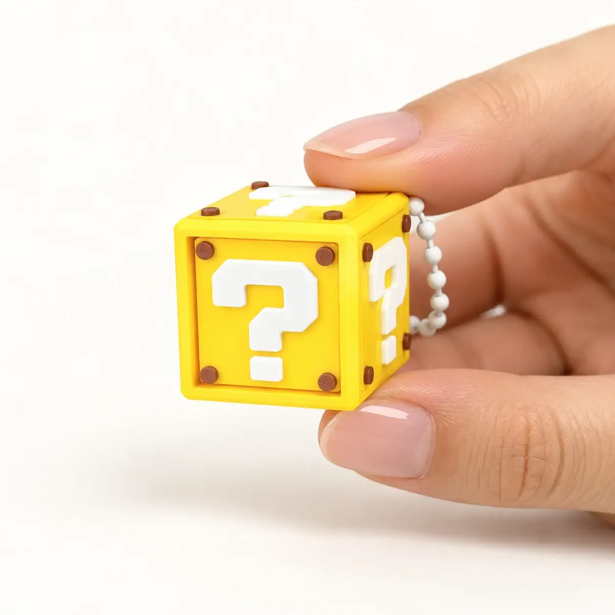 Question Block Clickers, Yellow question block, a small printed item in the pictured colors