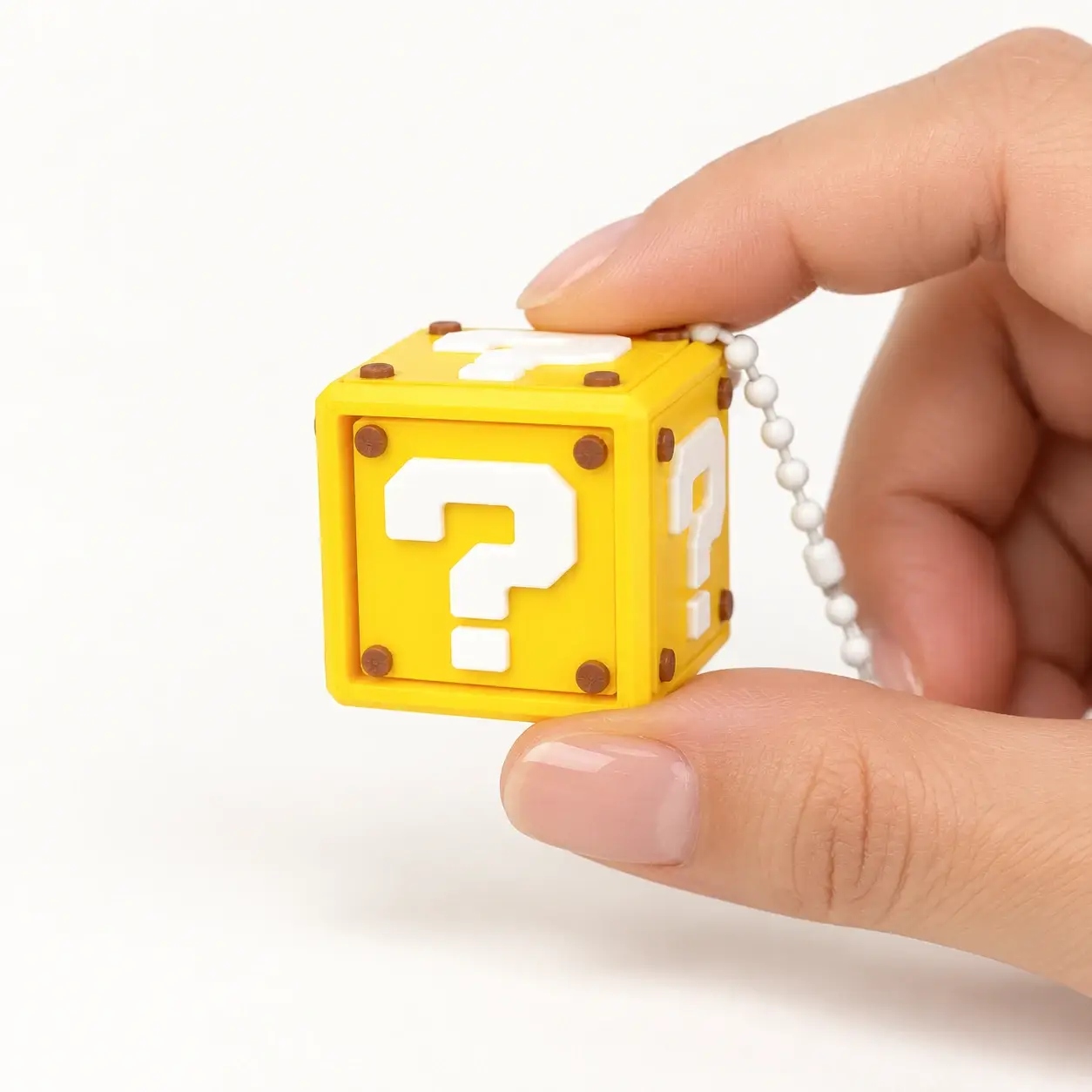 Question Block Clickers, Yellow question block, a small printed item in the pictured colors